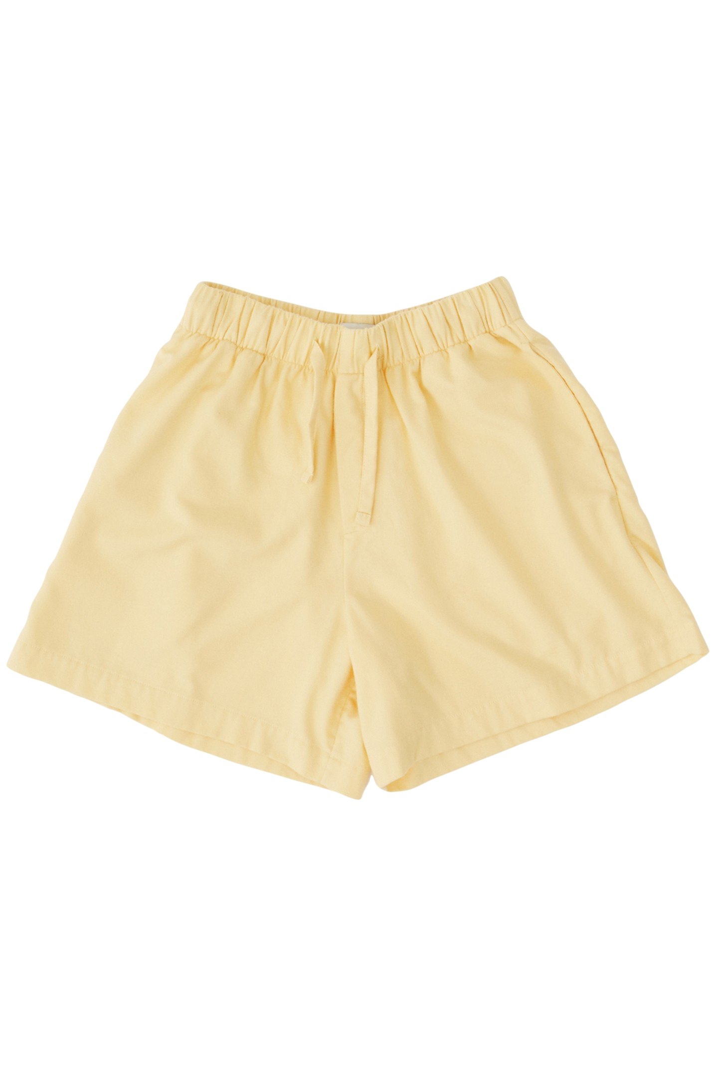 UNISEX FLANNEL, PYJAMAS SHORTS GENTLE YELLOW 3