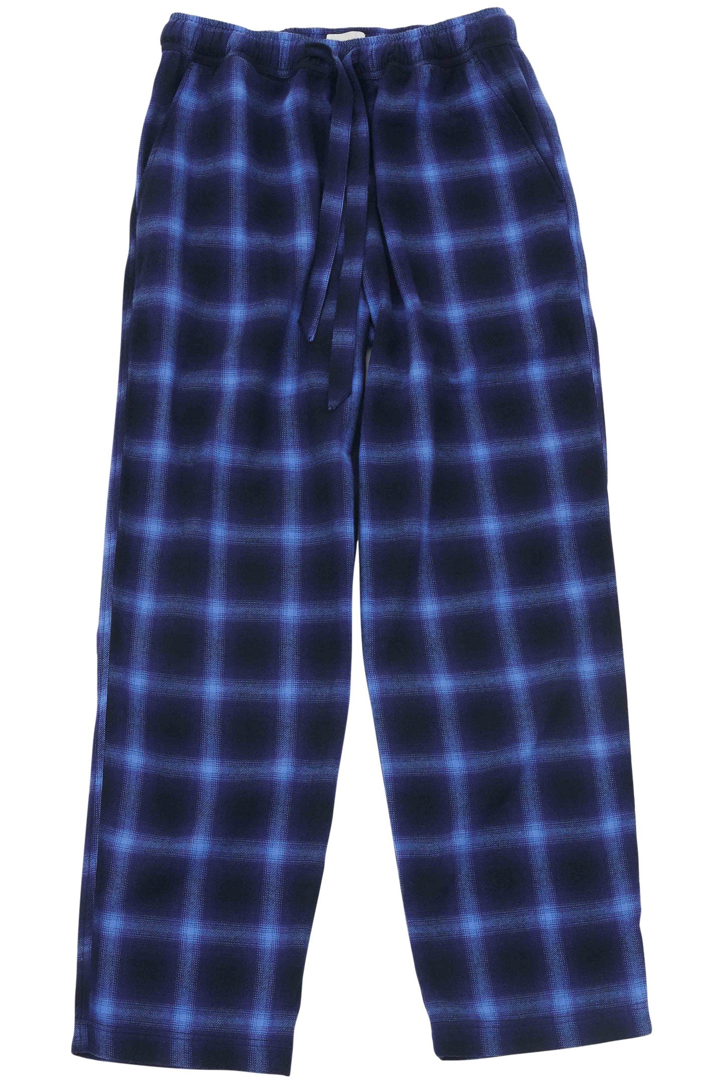 UNISEX FLANNEL, PYJAMAS PANTS DARK BLUE PLAID 2