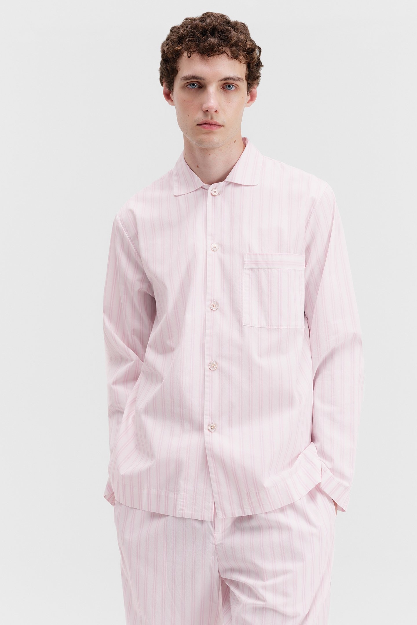 UNISEX POPLIN, PYJAMAS SHIRT HATTY STRIPES 1
