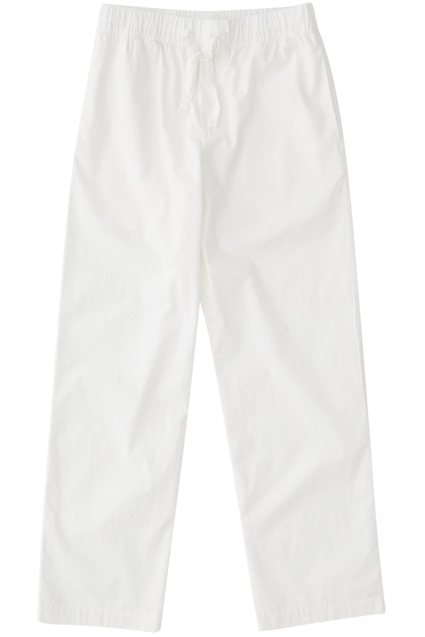 UNISEX POPLIN, PYJAMAS PANTS ALABASTER WHITE 3