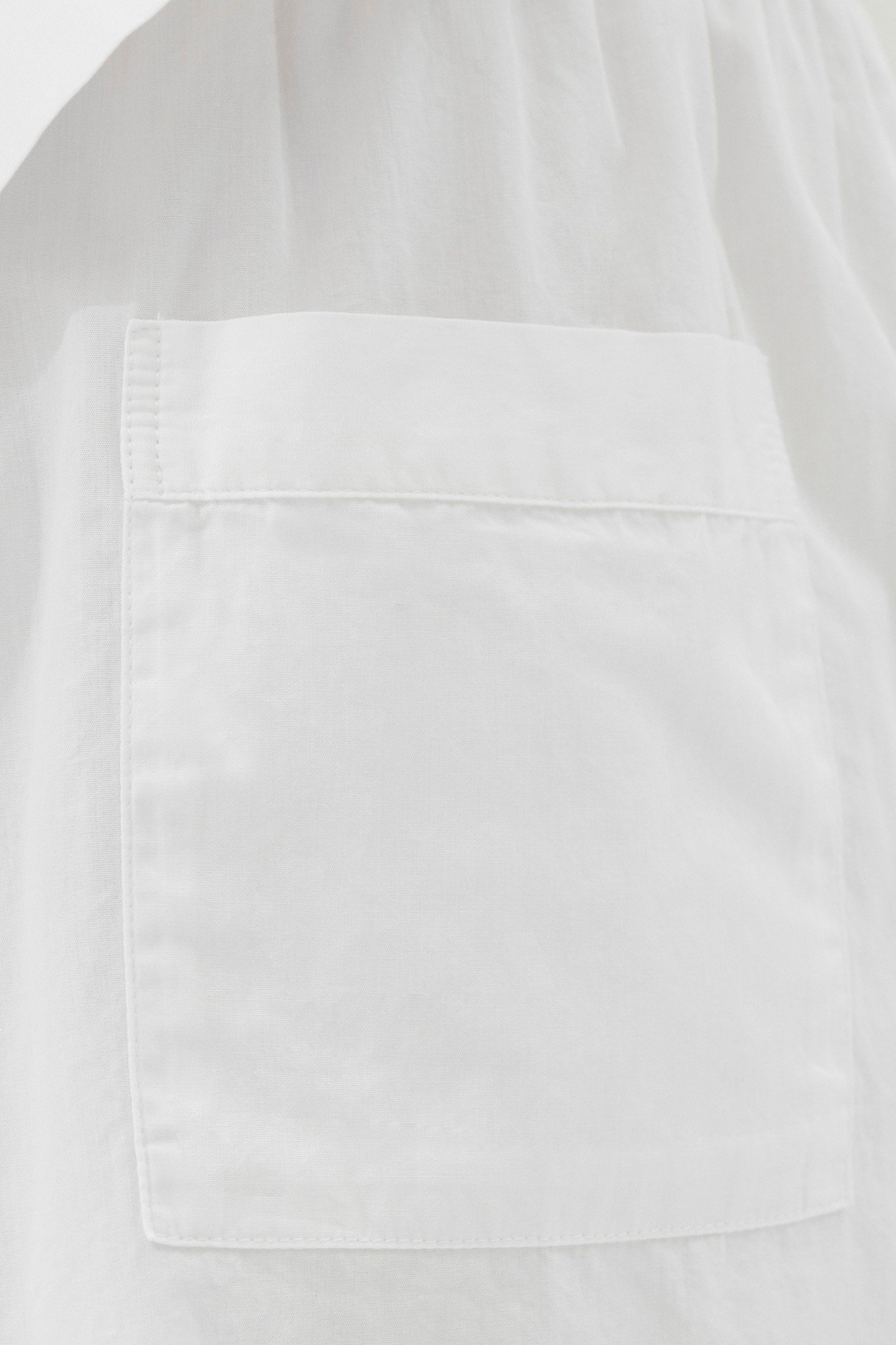 UNISEX POPLIN, PYJAMAS SHORTS ALABASTER WHITE 2