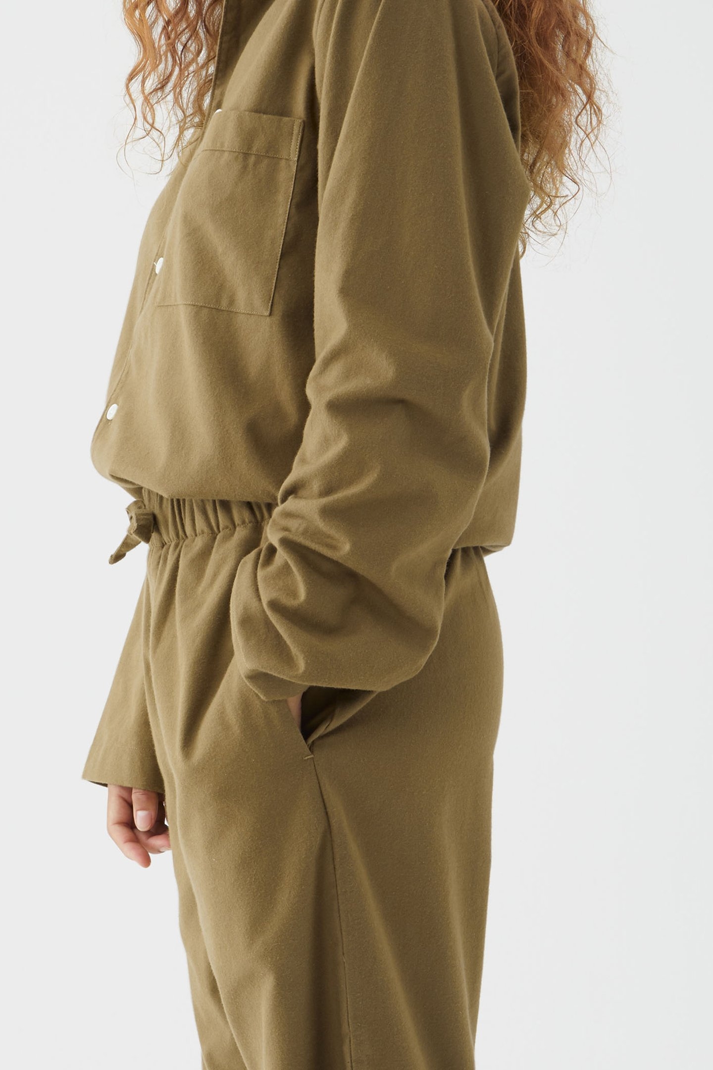 UNISEX FLANNEL, PYJAMAS PANTS MOSS 2