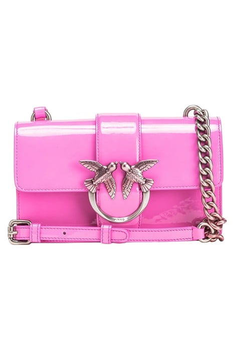 LOVE ONE MINI CL PELLE SFUMATA ROSE PETAL-OLD SILVER 1