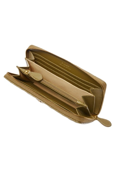 RYDER ZIP AROUND SHEEP NAPPA C PLANTATION-ANTIQUE GOLD 3