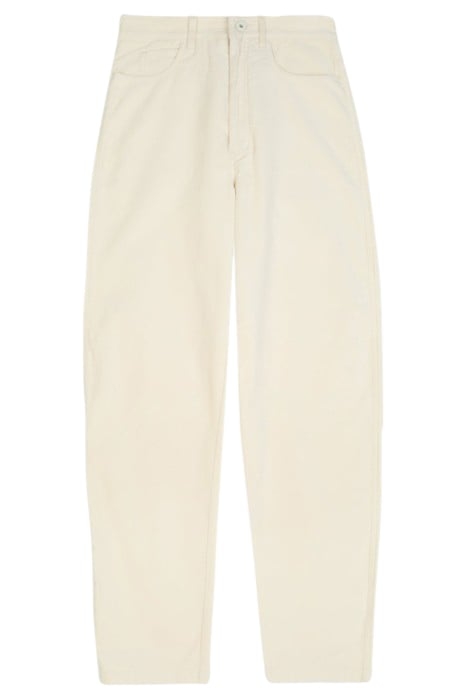 PANTS LONG PEAU DE PECHE TAPERE NEW ECRU 2