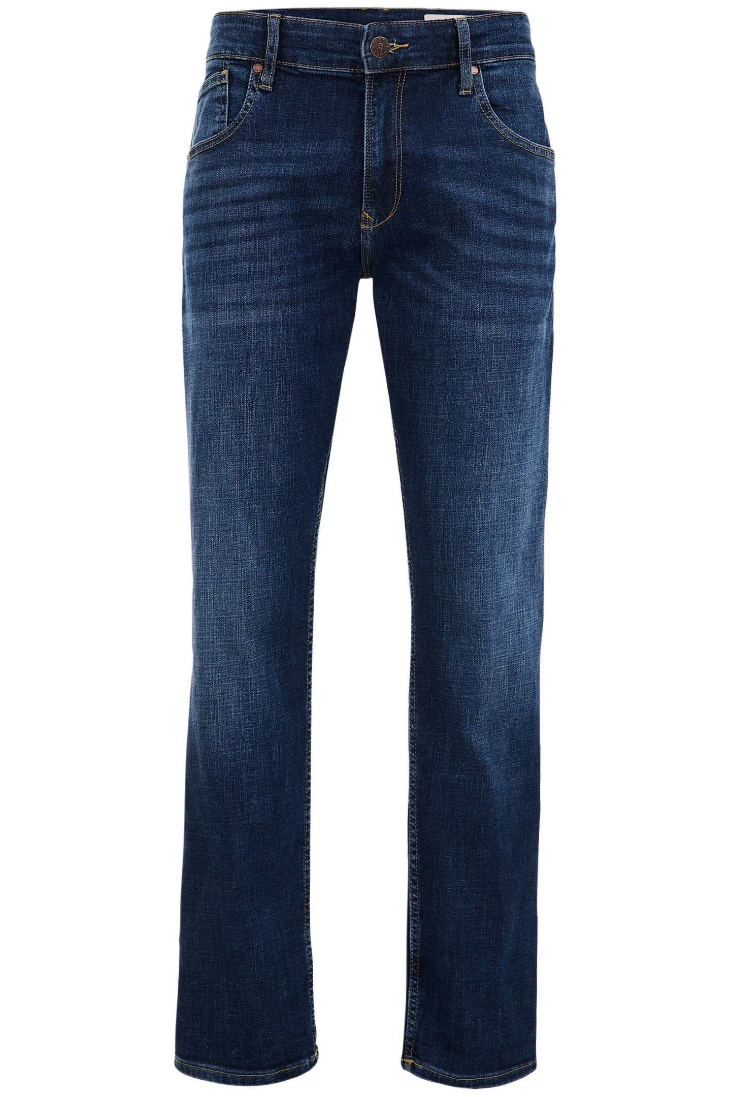 5-POCKET MID WAIST DARK BLUE 4