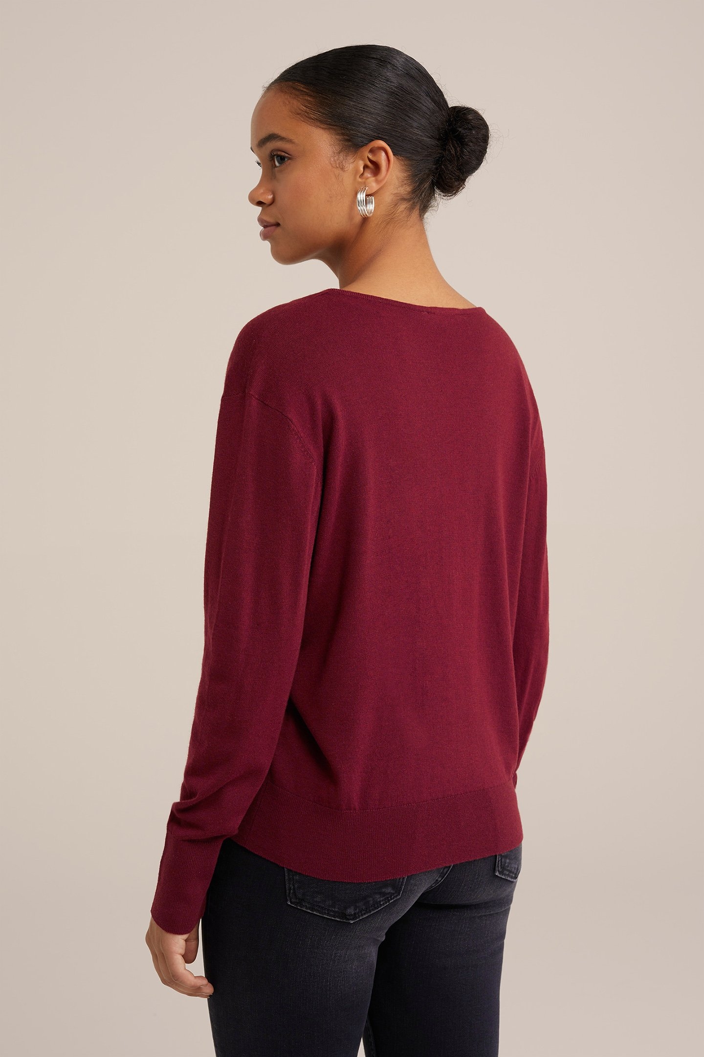 KNITTED PULLOVER VINTAGE RED 2