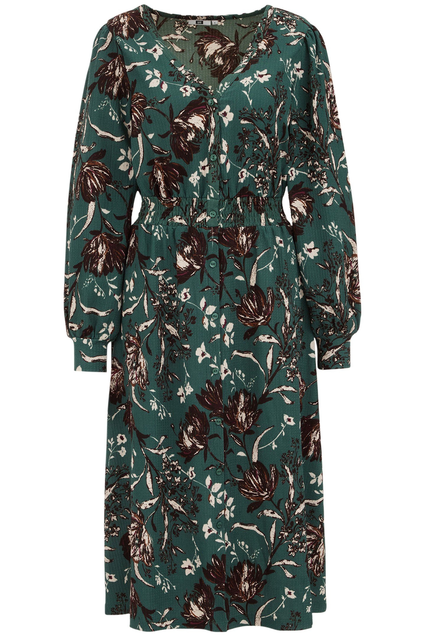 DRESS MID LENGTH GREEN 3