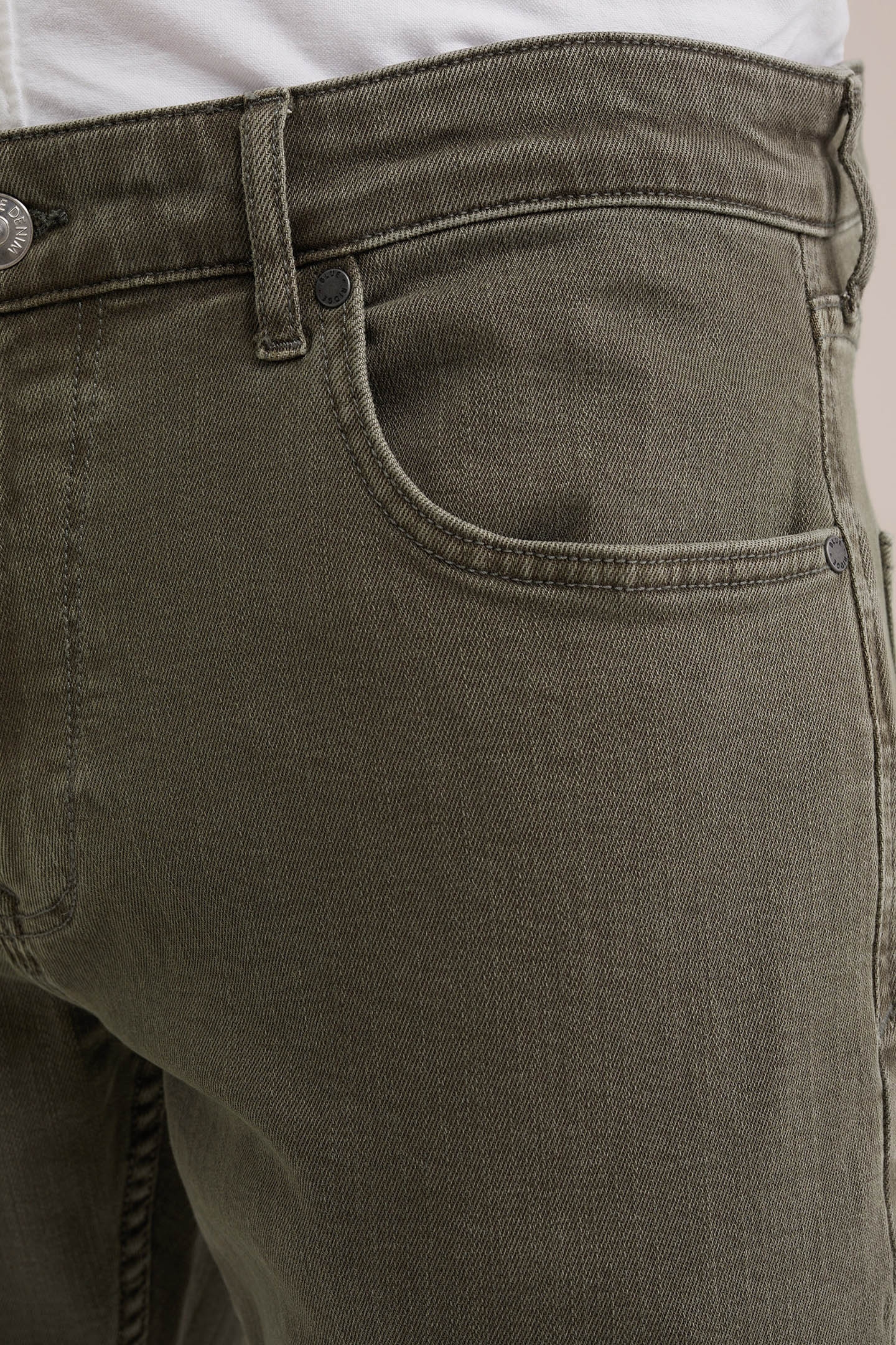 5-POCKET MID WAIST ARMY GREEN 5