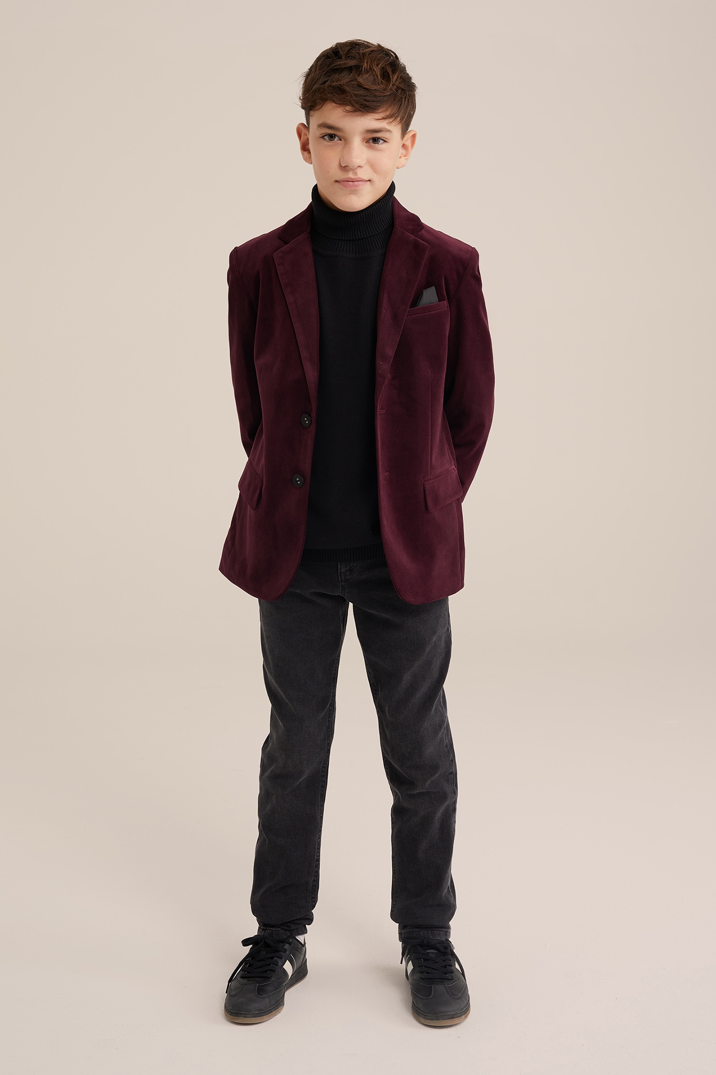 BLAZER BURGUNDY RED 5