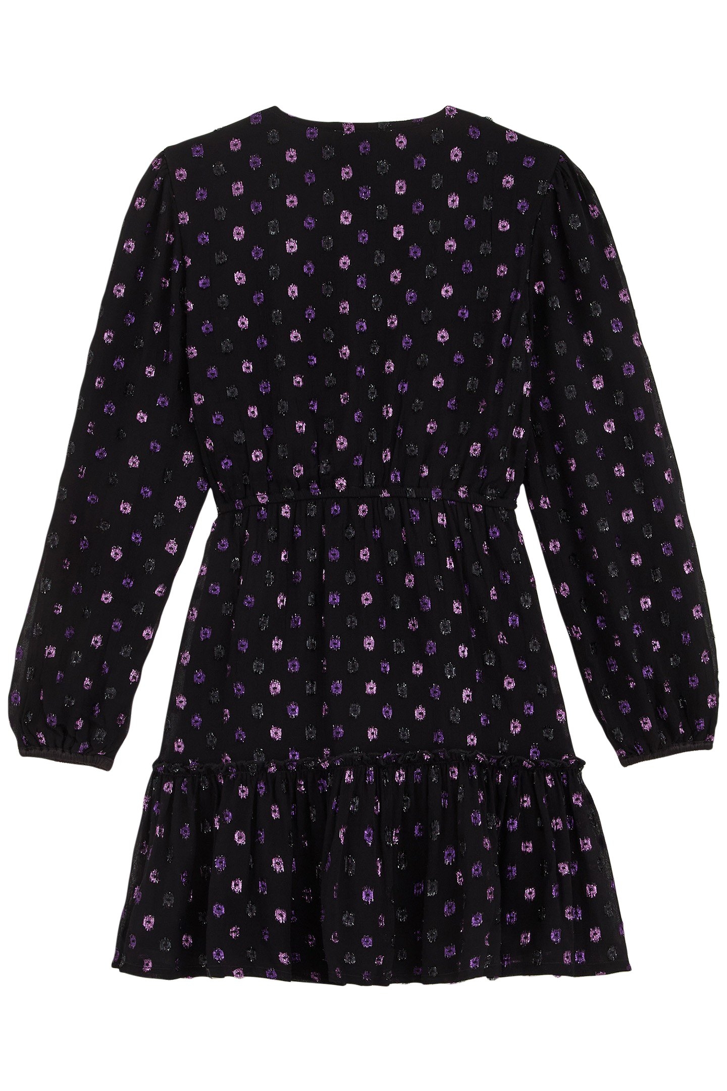 DRESS MID LENGTH PURPLE 4