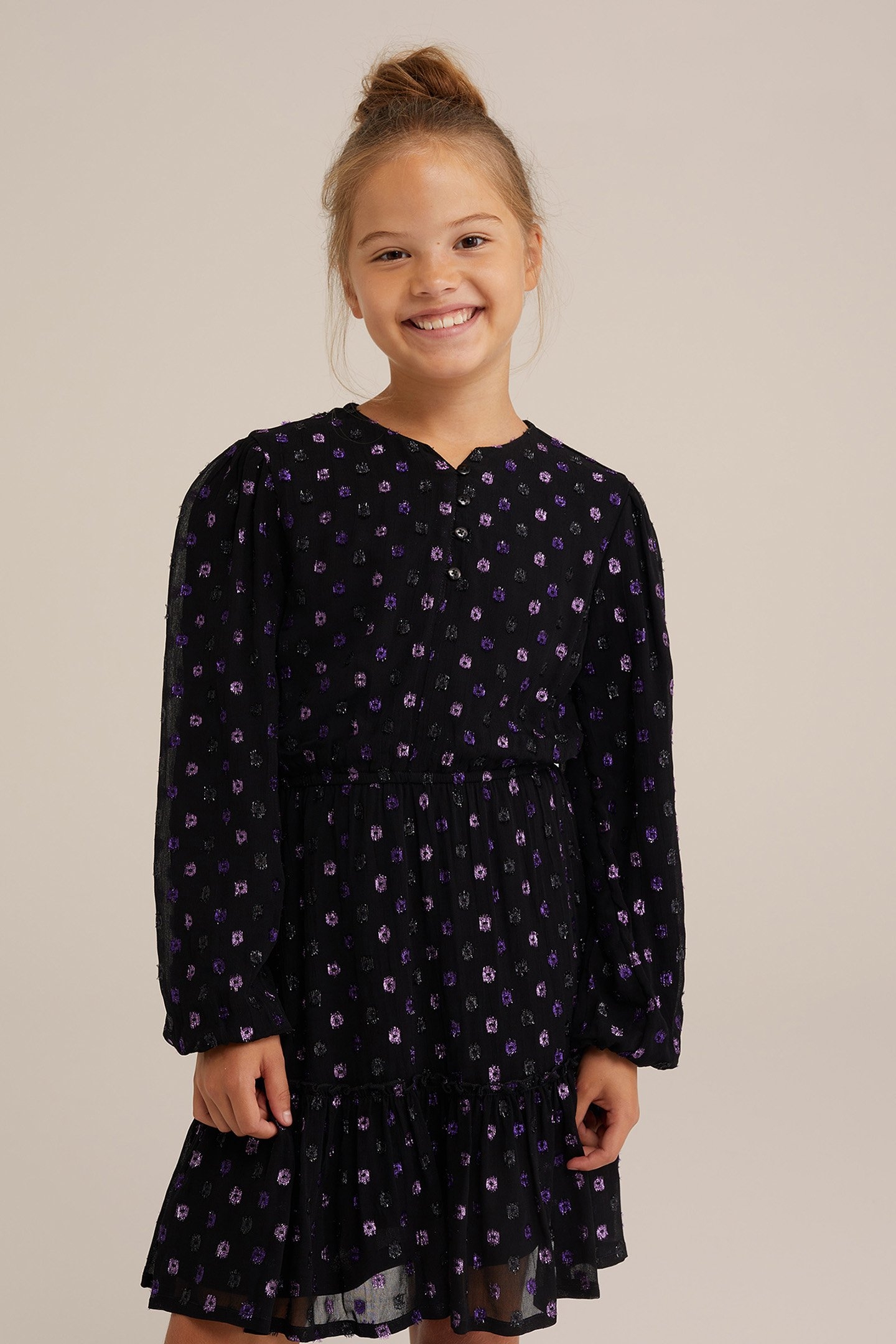 DRESS MID LENGTH PURPLE 1