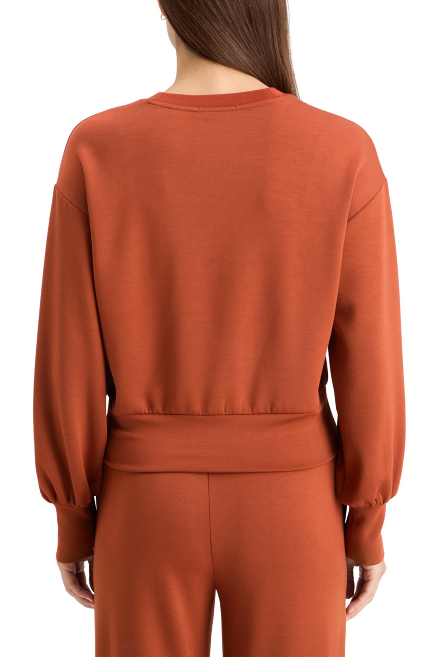 MODAL SWEATSHIRT RUST 2