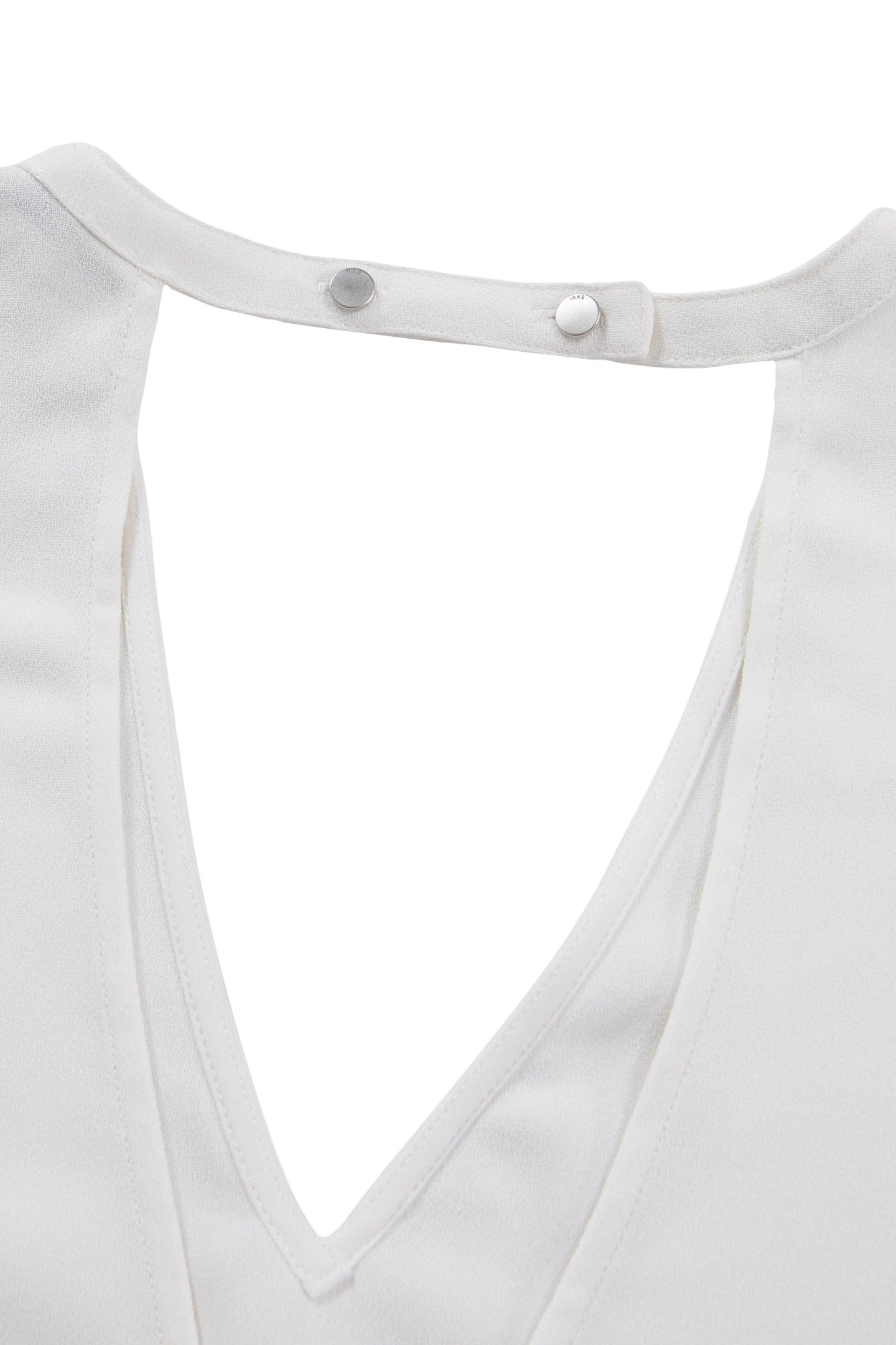 OFF-WHITE RECYCLED TOP WITH NECKLACE ON BACK 7