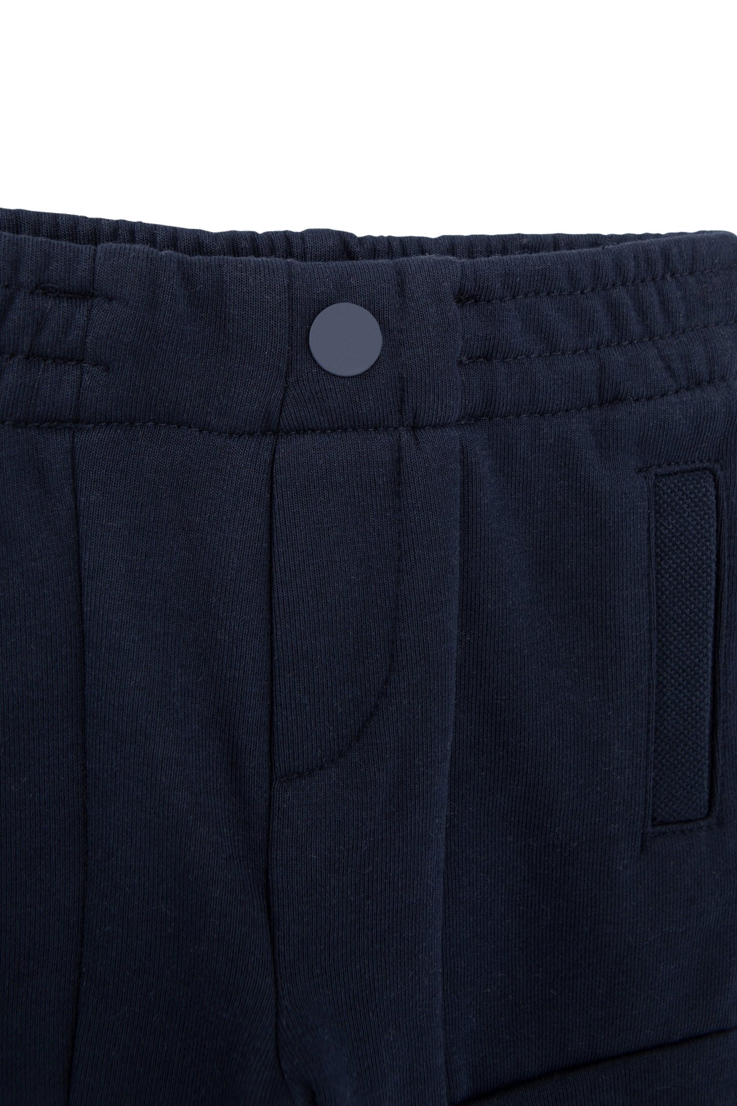 BABY BOYS' NAVY KNIT TROUSERS WITH SEAMED POCKETS 3