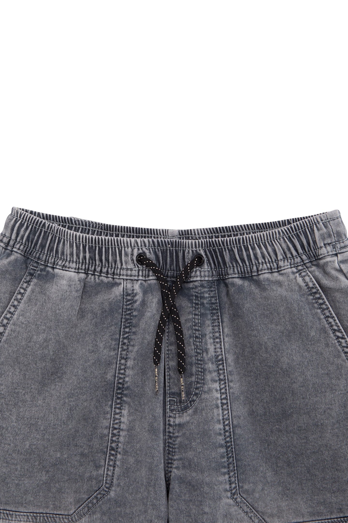 BOYS’ GREY DENIM BERMUDA SHORTS WITH ELASTICATED WAIST 3