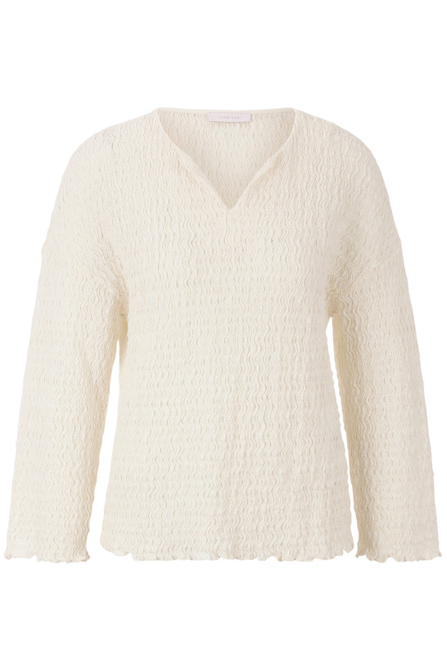 CRINKLED LONGSLEEVE WHISPER WHITE 4