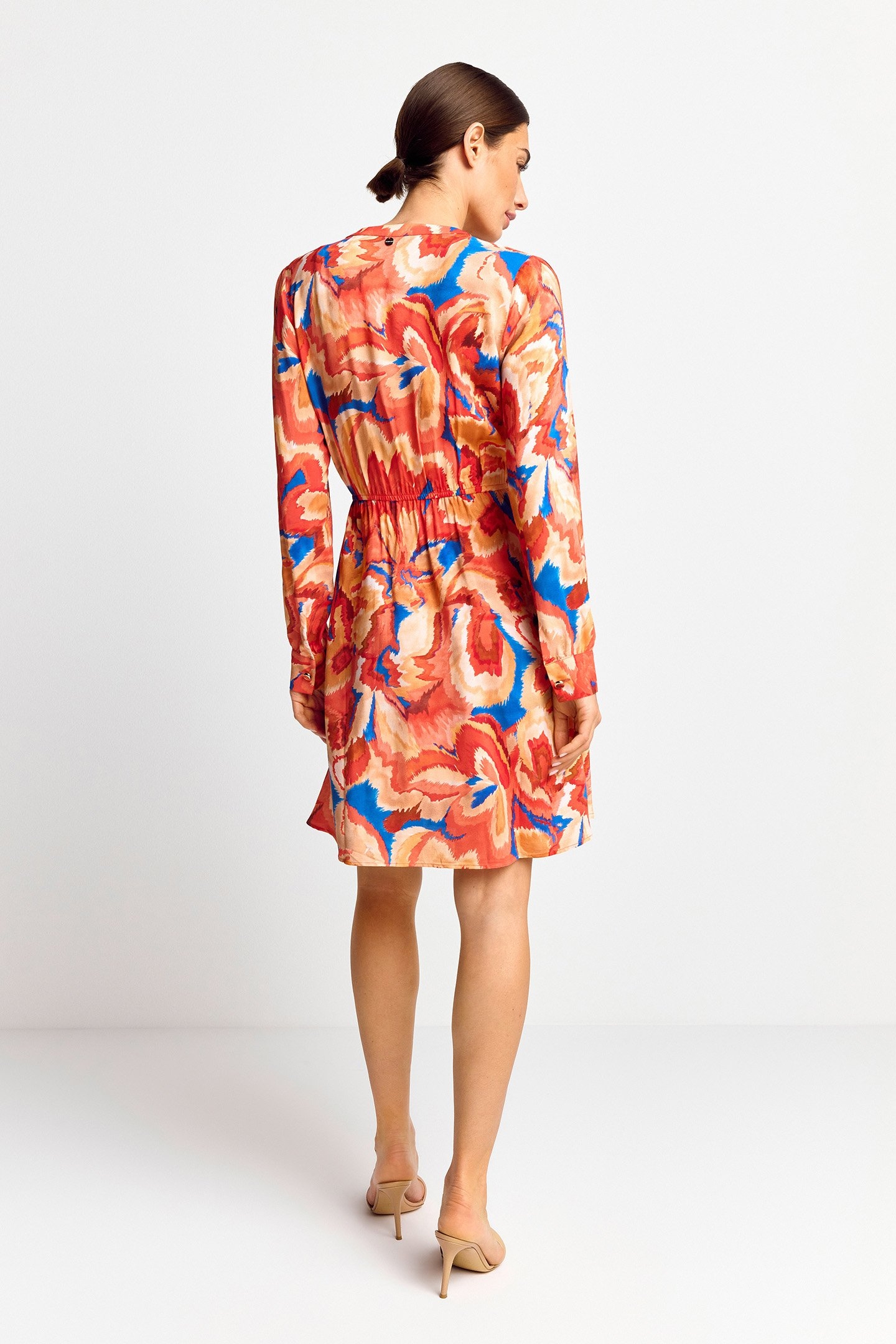 PRINTED MINI DRESS CHERRY TOMATO 2