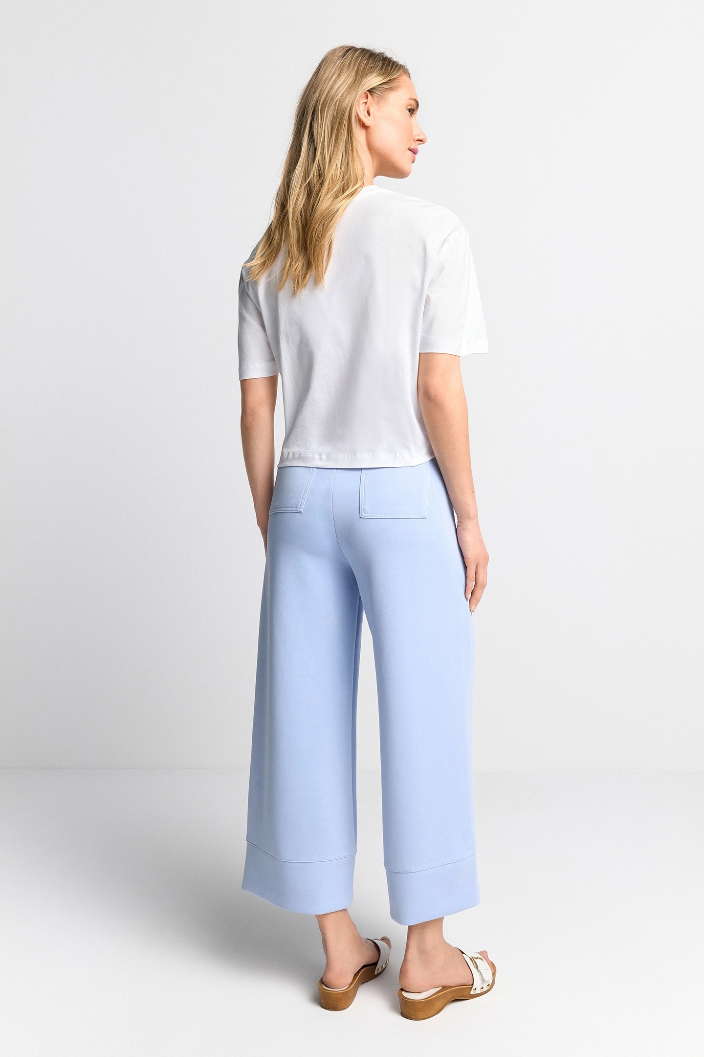 BOXY T-SHIRT HELLO SUMMER PRINT ORGANIC COTTON BLUE 3