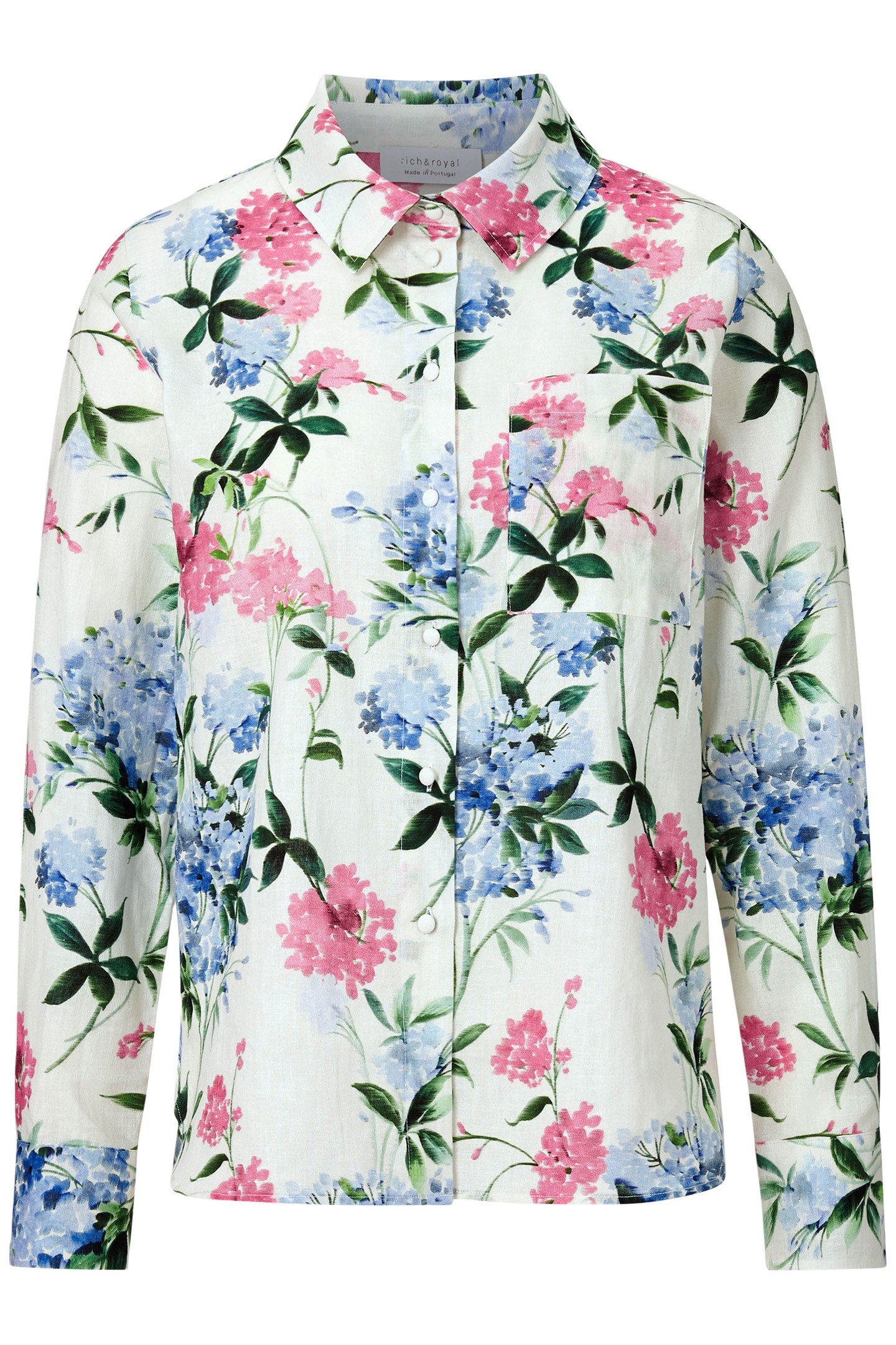 PRINTED BLOUSE SUSTAINABLE WHISPER WHITE 4