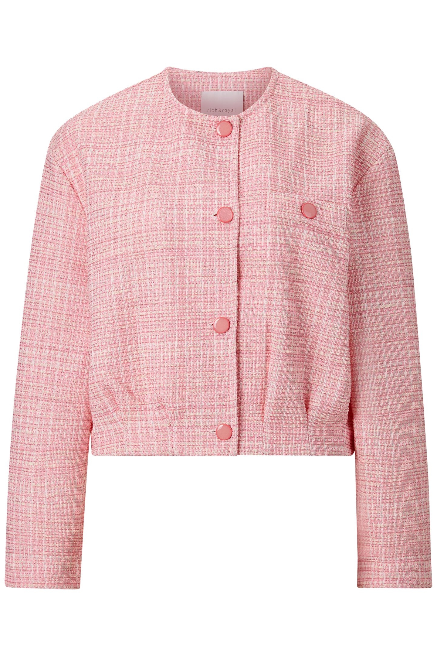 JACQUARD BOMBER JACKET GRS SORBET PINK 3