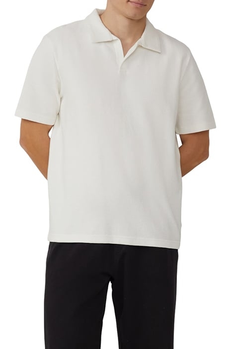 S.OLIVER-QS POLOSHIRTS OFF-WHITE 1