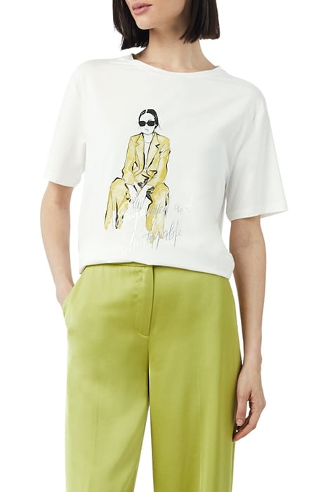 COMMA T-SHIRTS WHITE 1