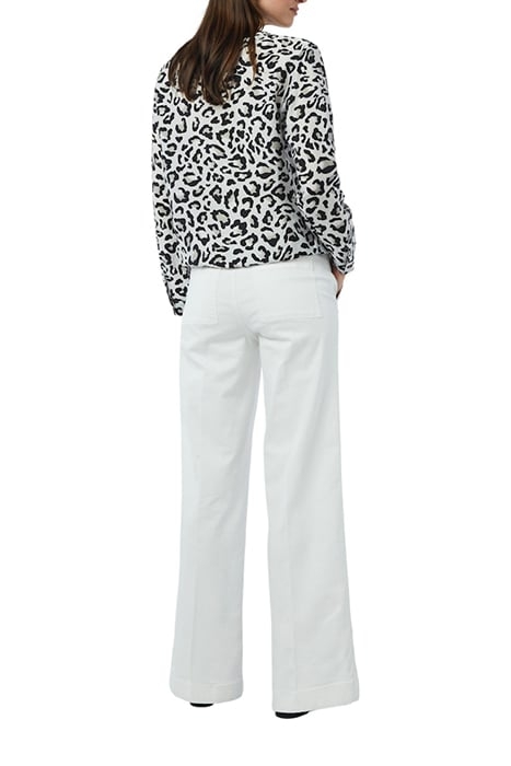 COMMA BLOUSES GREY/BLACK 2