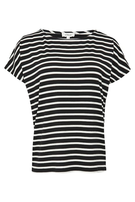 S.OLIVER T-SHIRTS GREY/BLACK 3