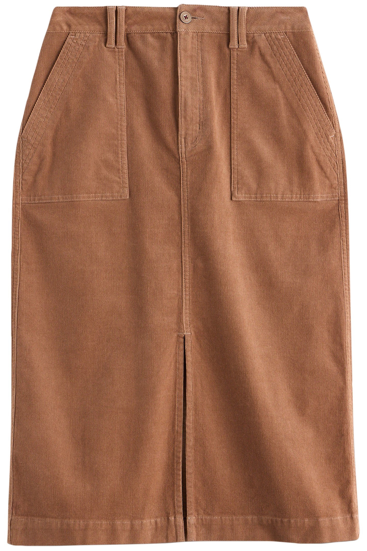 MAREN ORGANIC CORD SKIRT LIGHT NATURAL 4