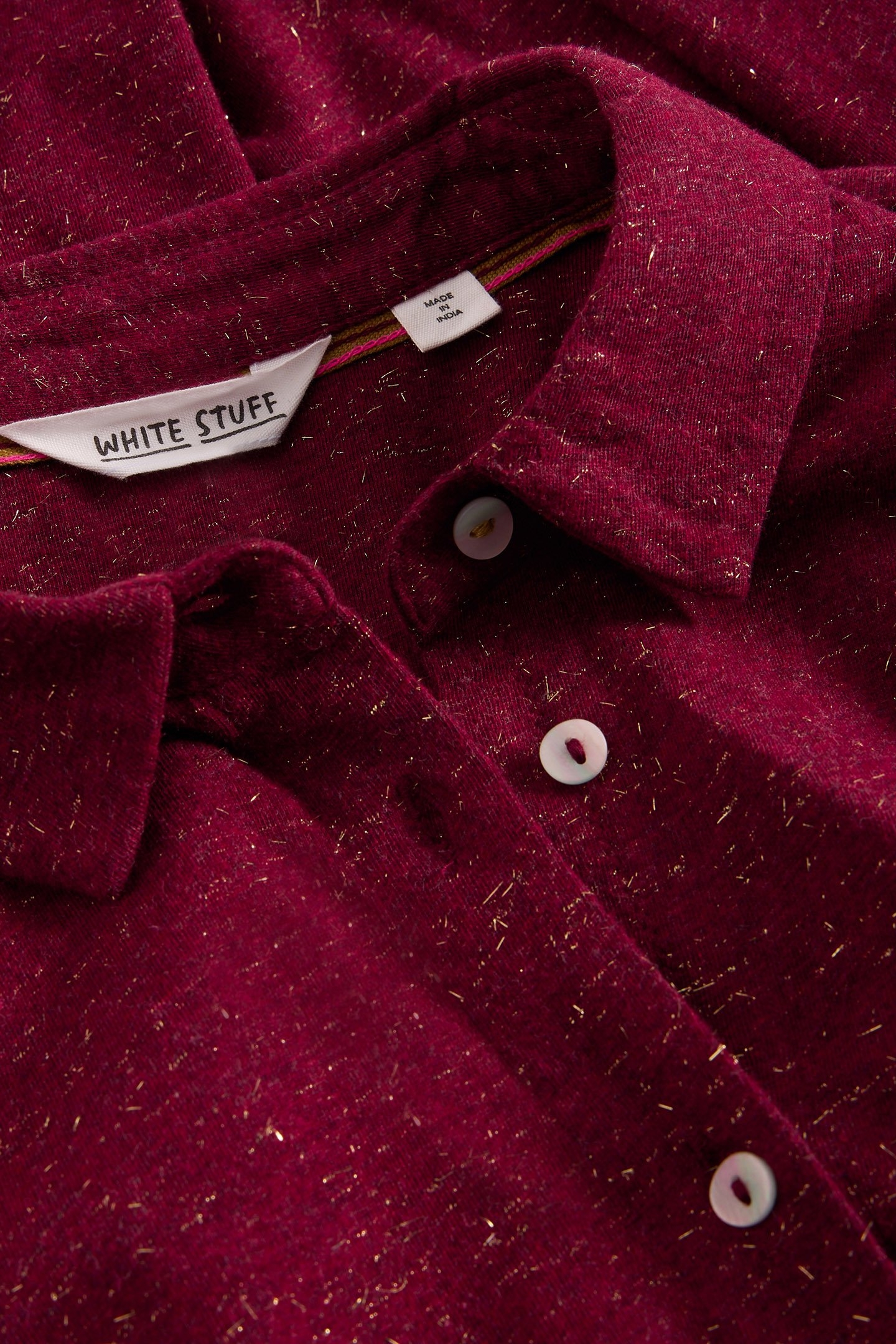 RUA SPARKLE JERSEY DRESS DARK PLUM 6