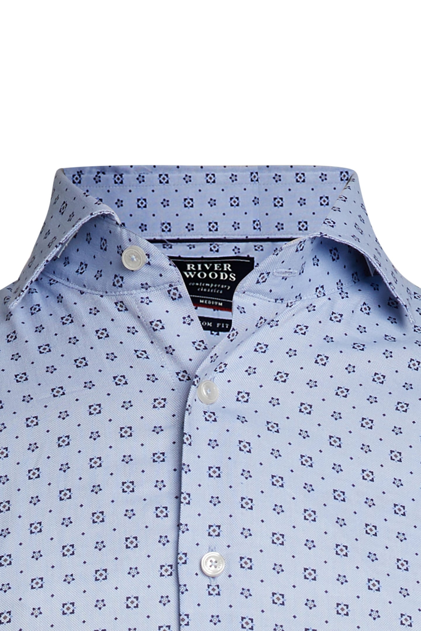 CUSTOM FIT FANTASY SHIRT BLUE 7