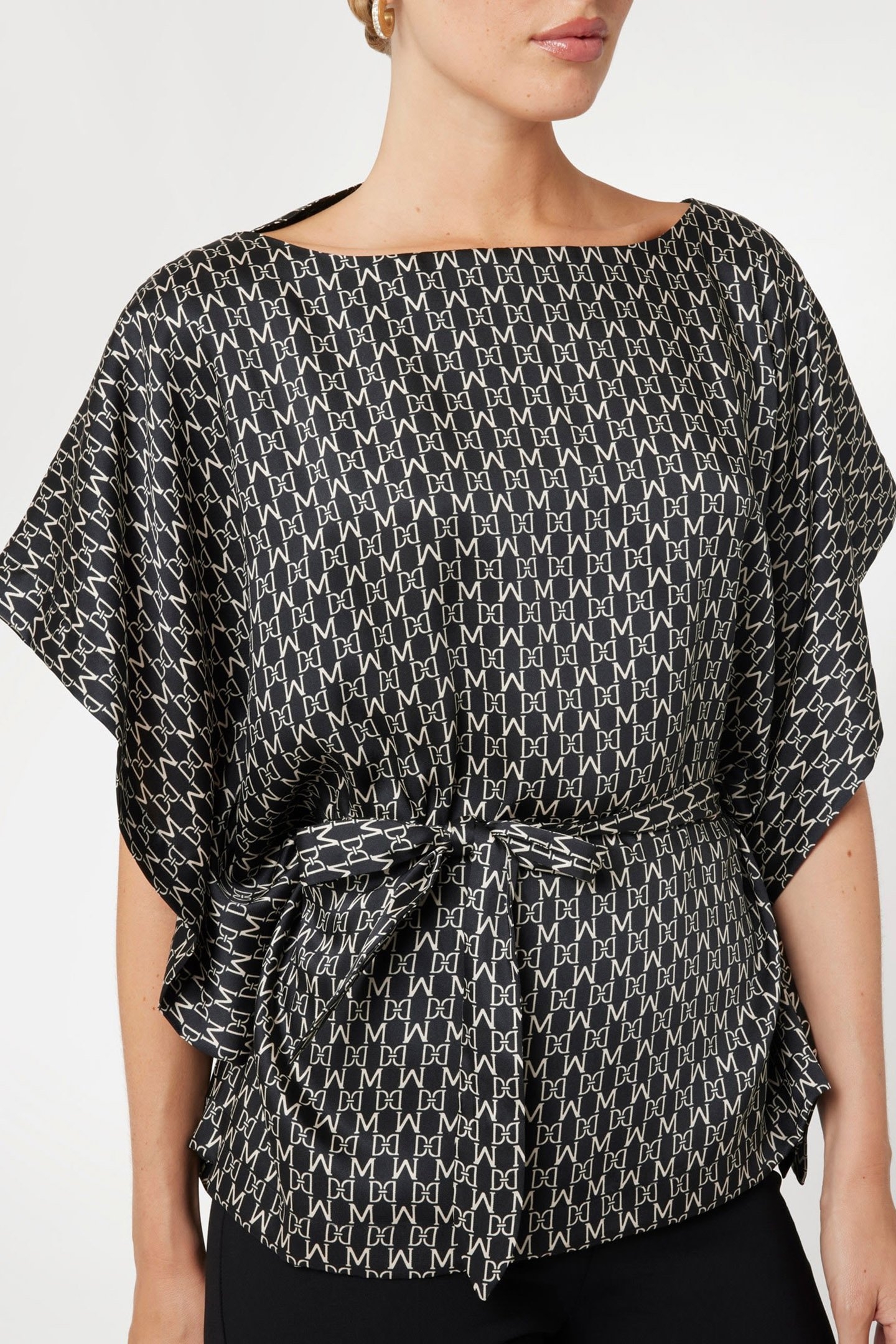 JOSETTE KIMONO NEW MONOGRAM BLACK B 6