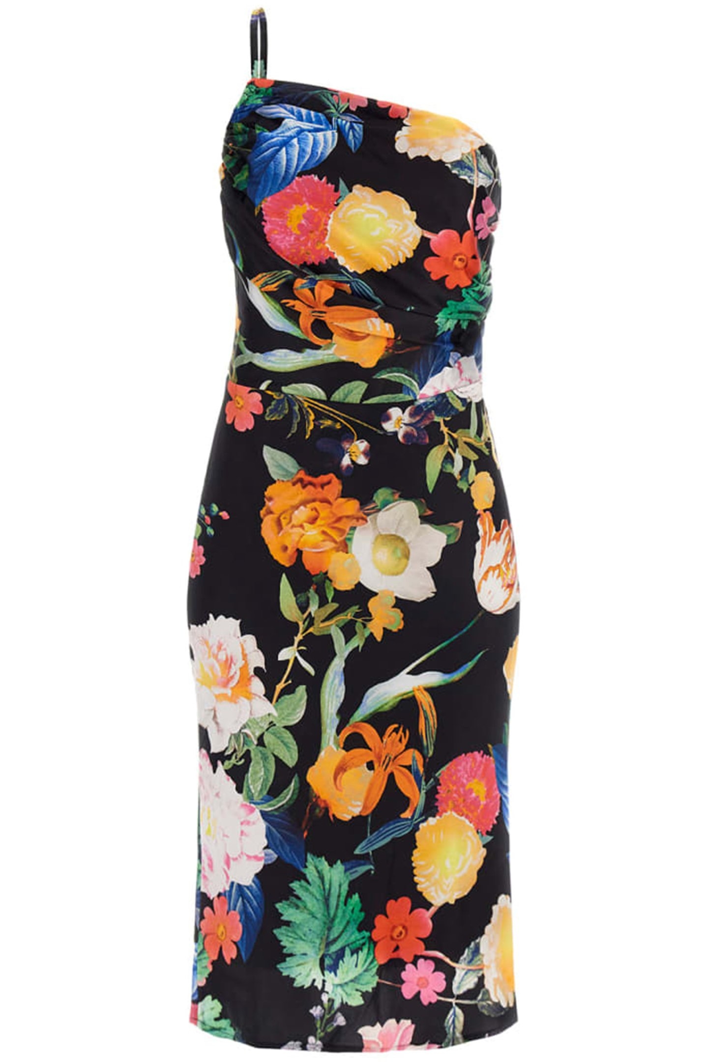 ONE SHOULDER CINDY D GARDEN GLOW PRINT 4