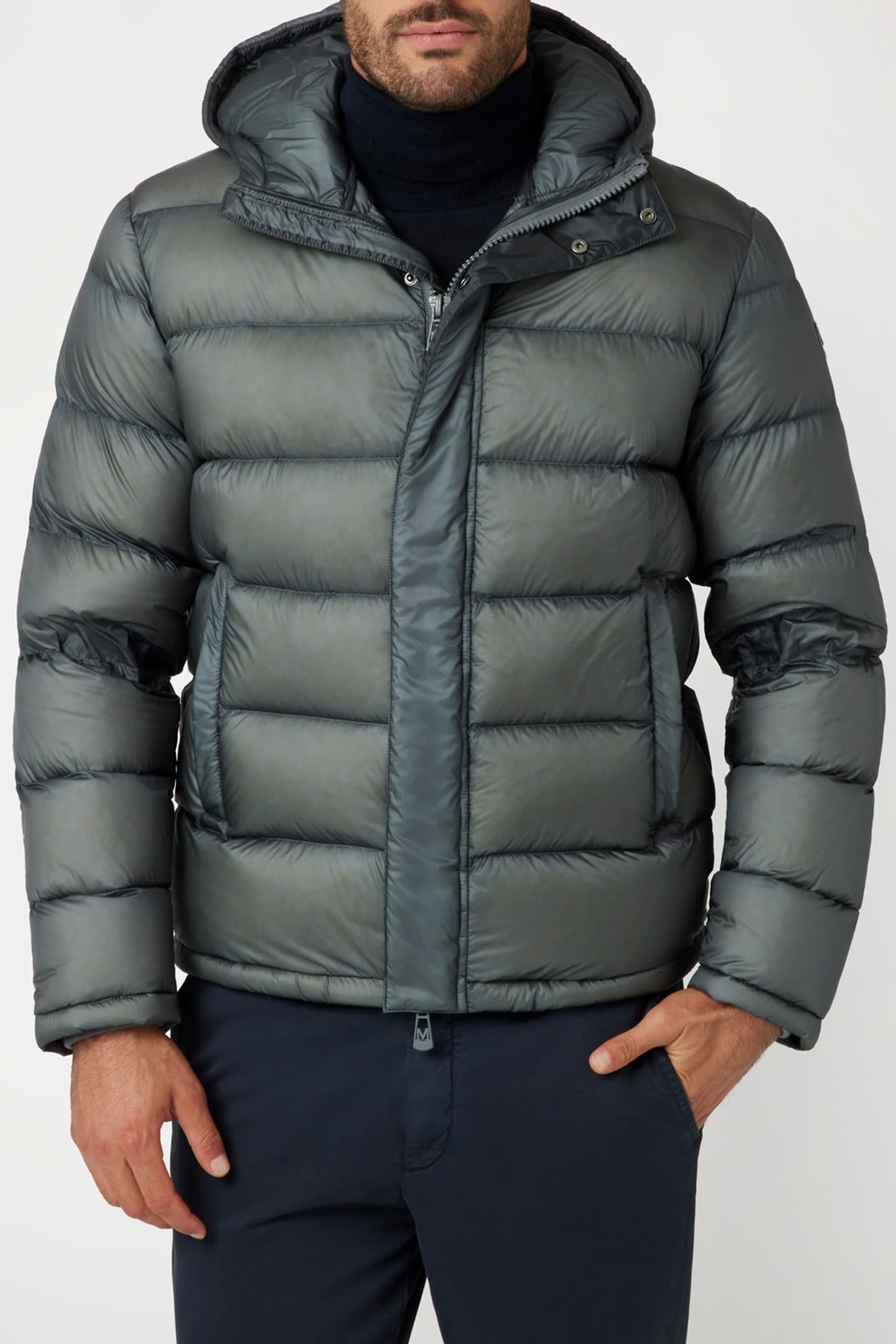 REAL DOWN SHORT JACK SKYSCRAPER GRAY 1