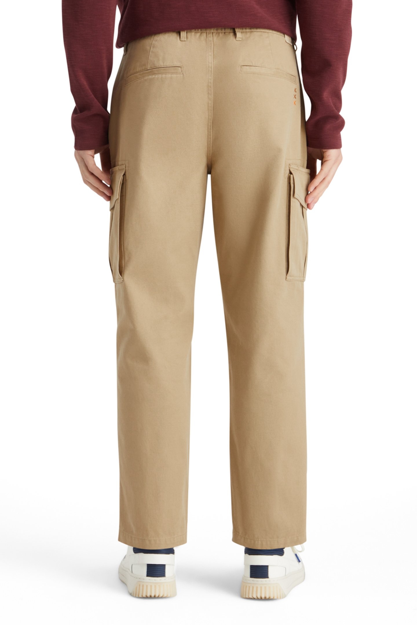 LOOSE TAPERED COTTON-TWILL CARGO PANT DESERT SAND 2