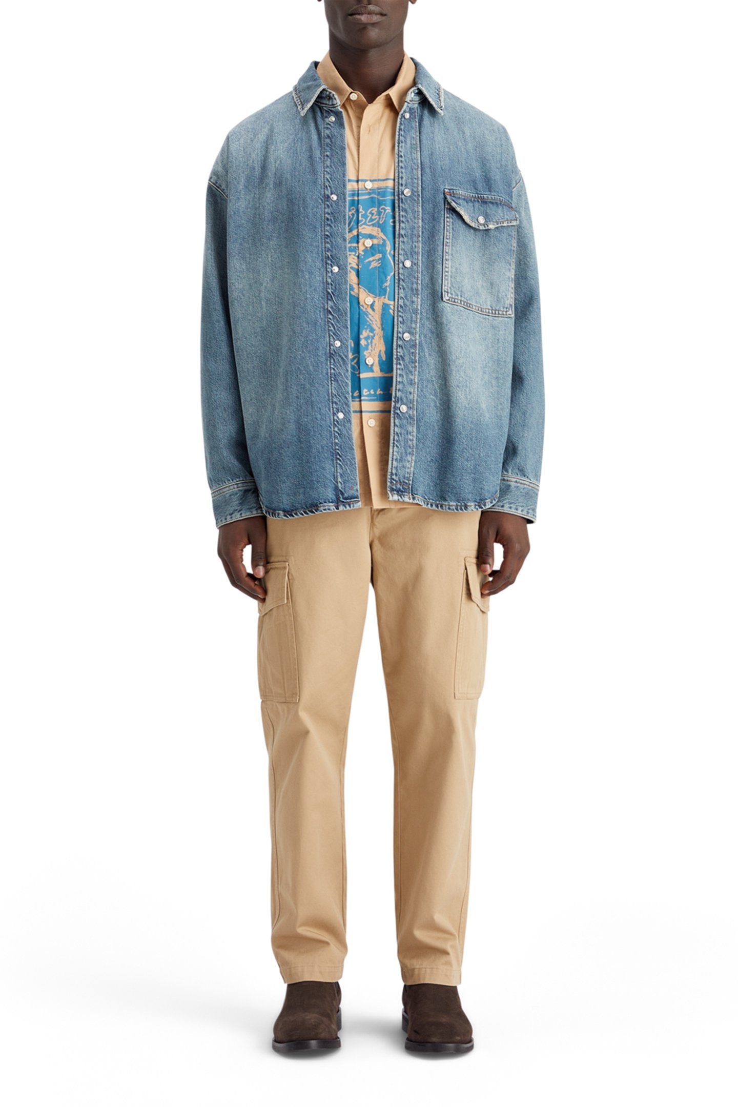 OVERSIZED WASHED DENIM SHIRT - FRISCO NIGHTS FRISCO NIGHTS 3