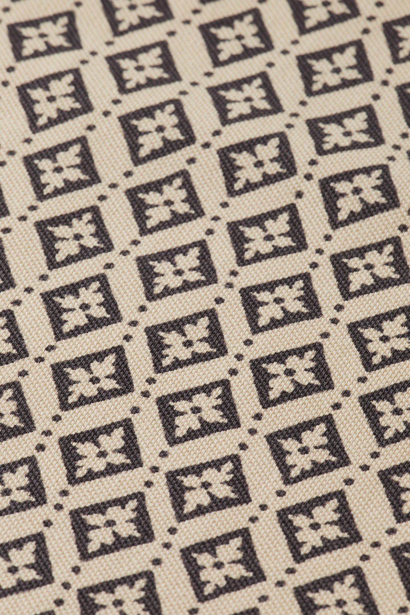 REGULAR FIT MINI ALL OVER PRINT POLO PARCHMENT GEO FLOWER 3