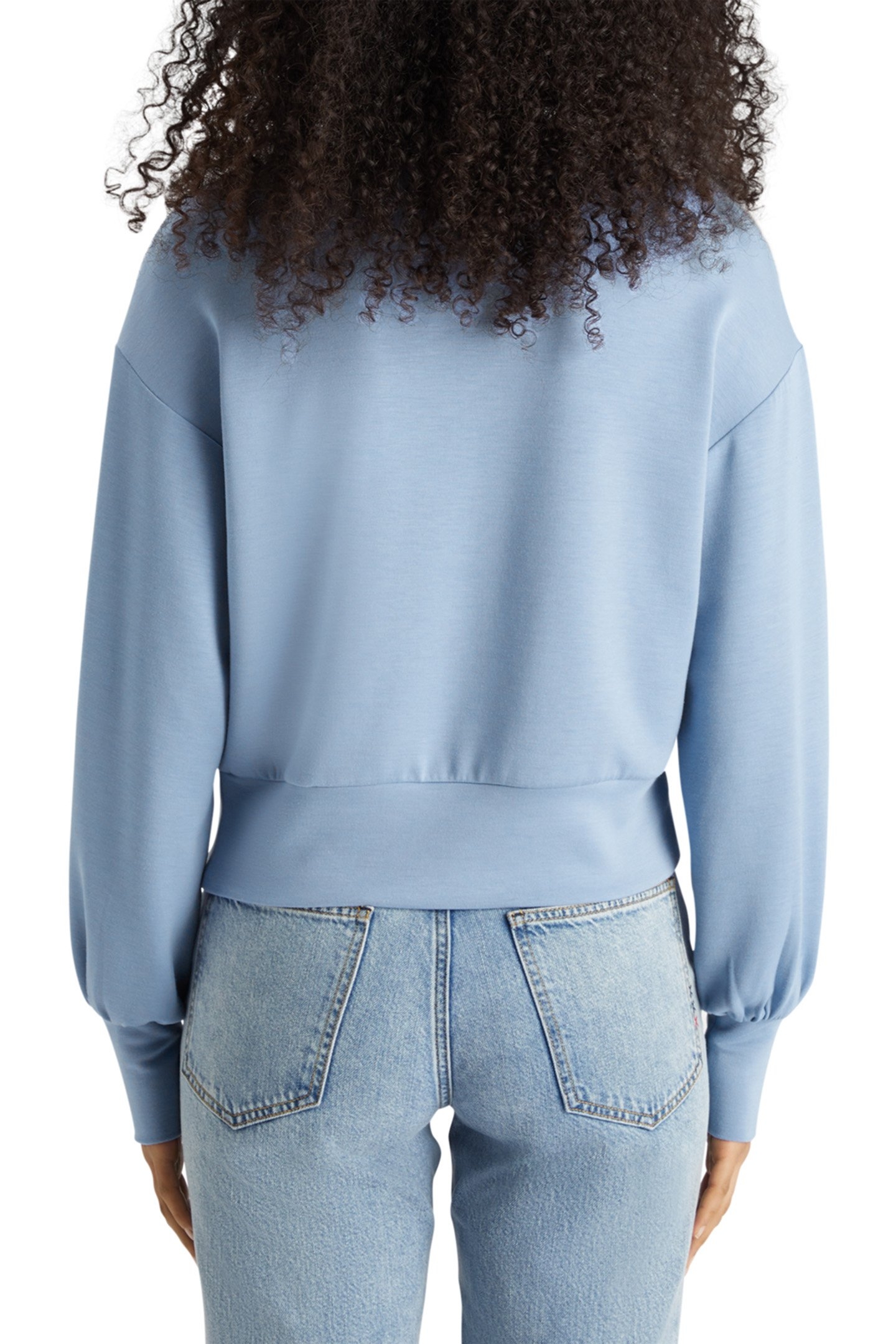 MODAL SWEATSHIRT MYSTIC BLUE 2