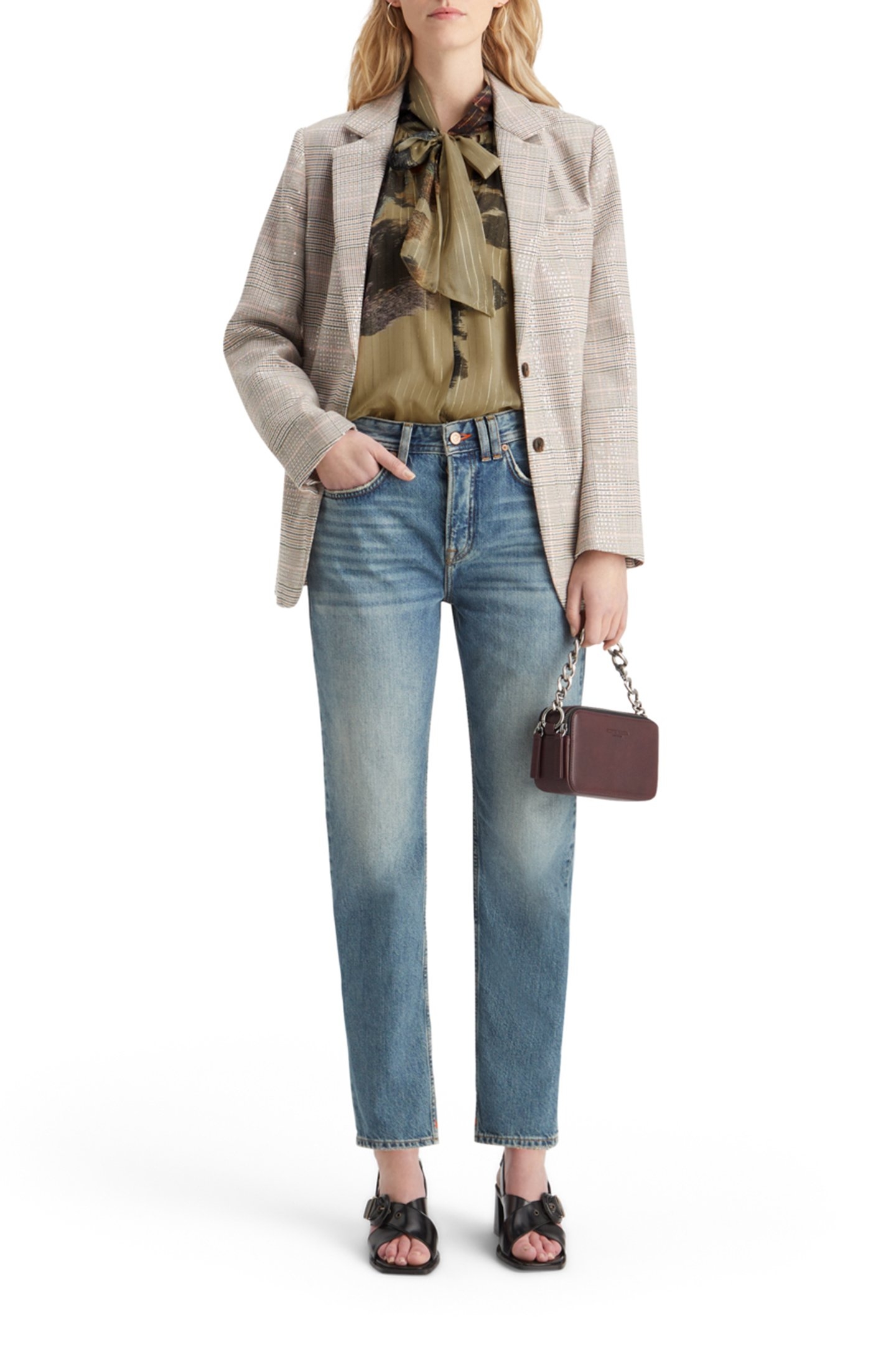 LUREX TOP POETRY TAPESTRY MILITARY 6