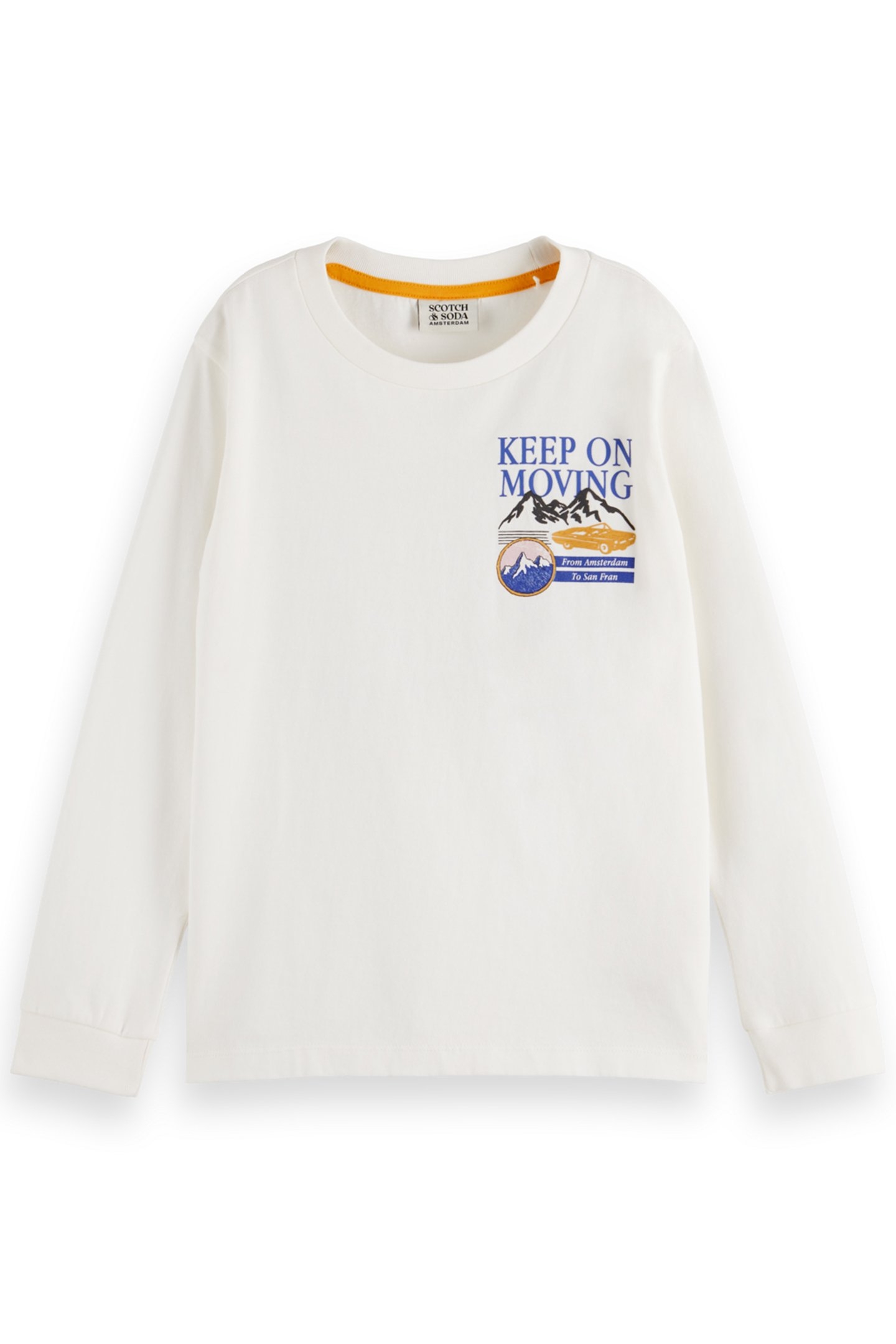 BOY LONG-SLEEVED ARTWORK T-SHIRT SWAN 1