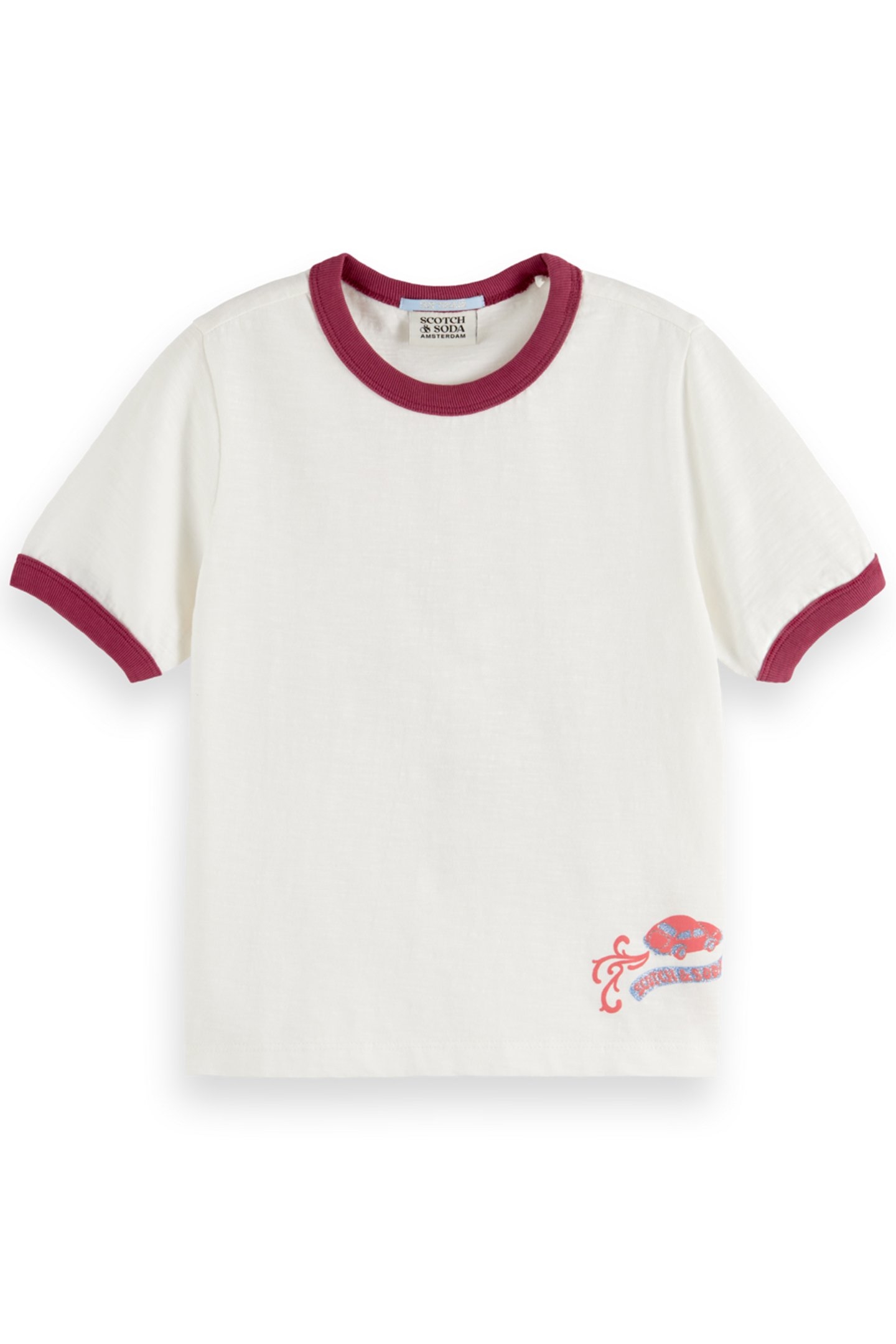 GIRL REGULAR-FIT ARTWORK T-SHIRT OFF WHITE 1