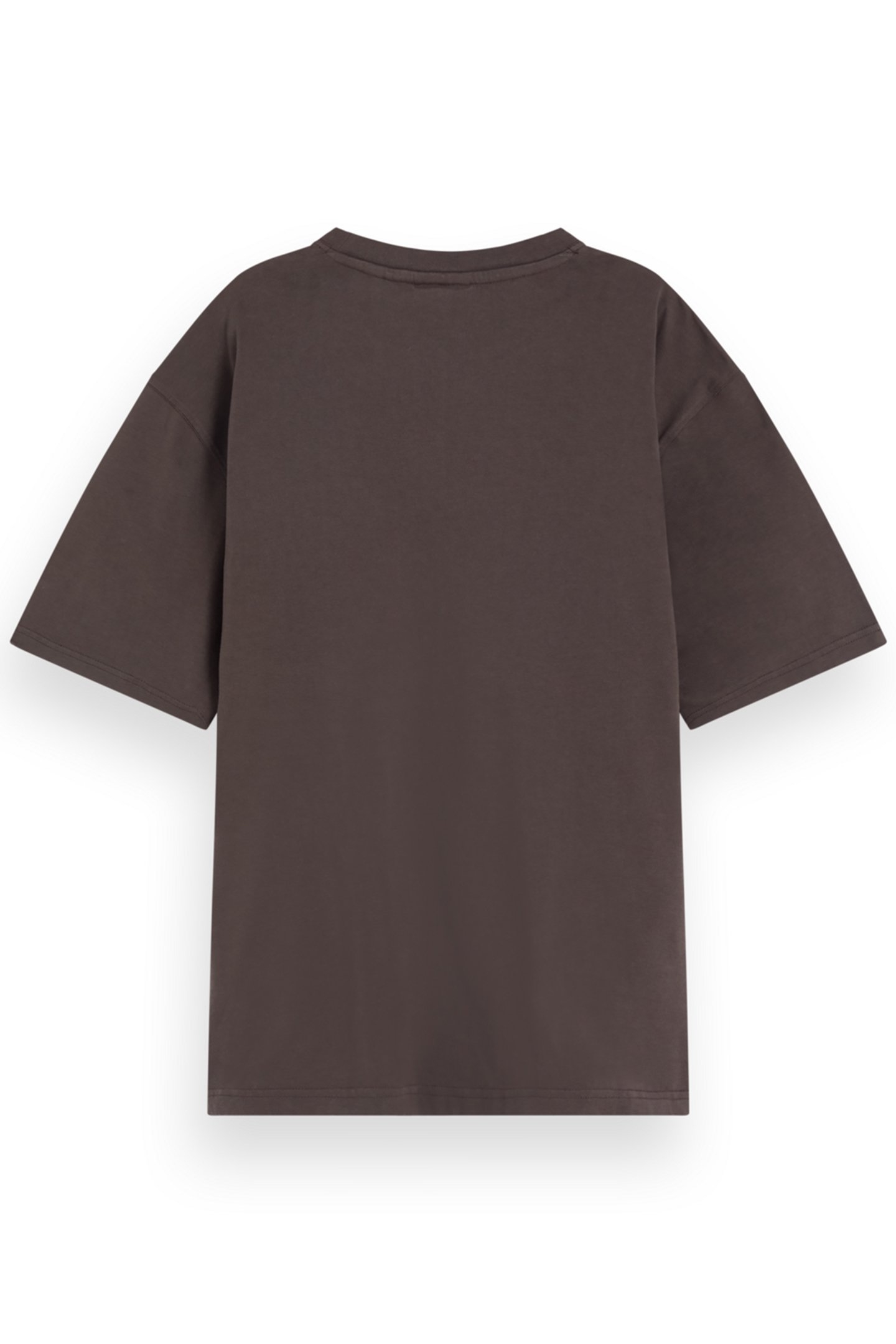 3 CROSSES LOOSE FIT POCKET T-SHIRT COFFEE 5