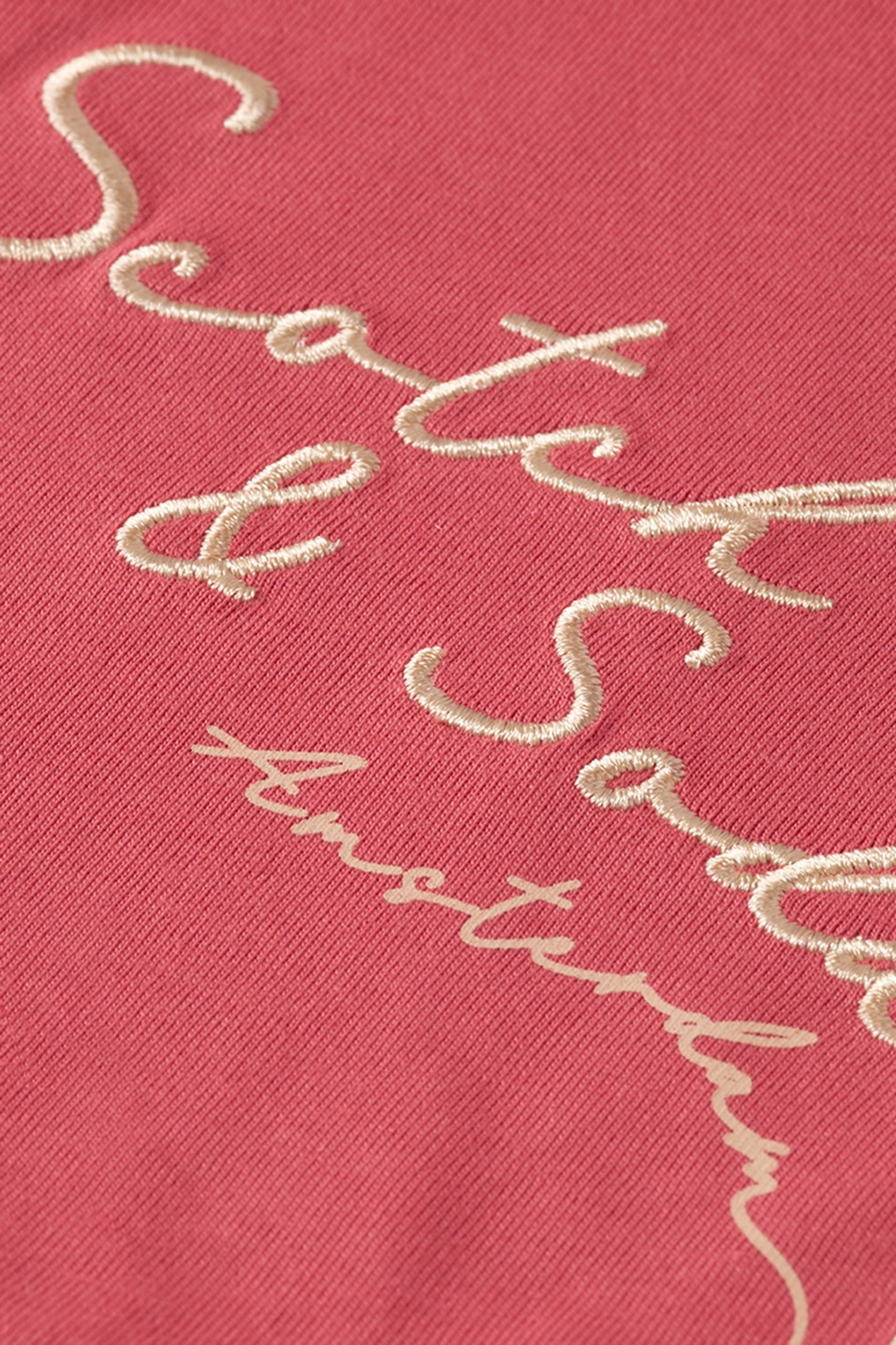 SS GRAPHIC TEE LT PASTEL RED 3