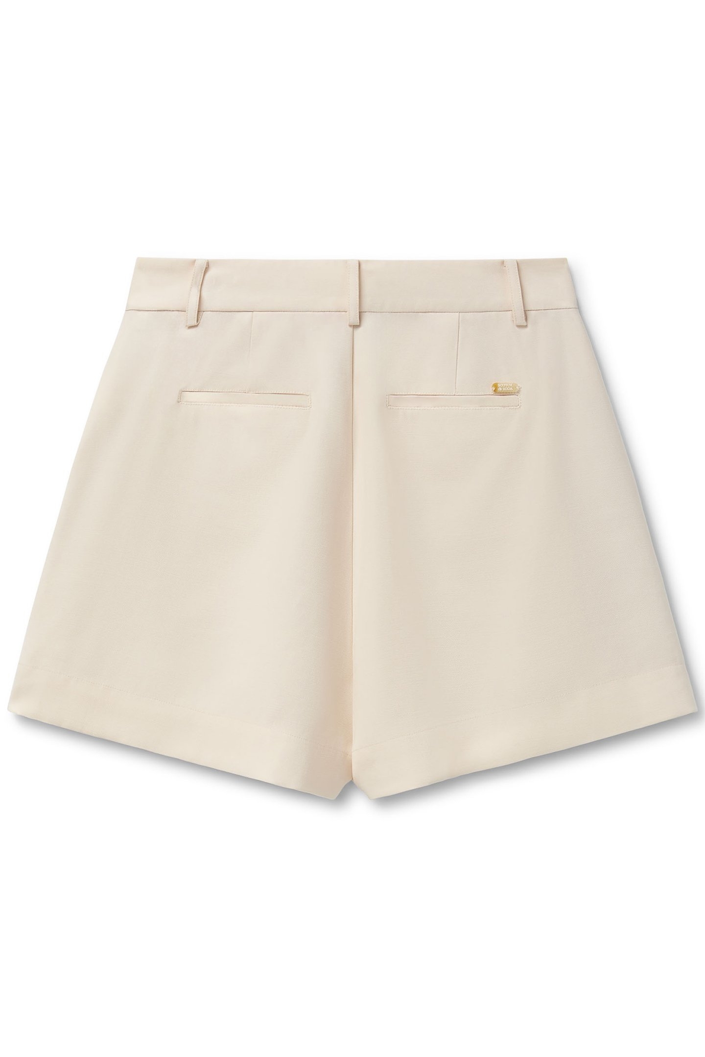 TAILORED PLEAT SHORTS WHITE CAP GREY 4