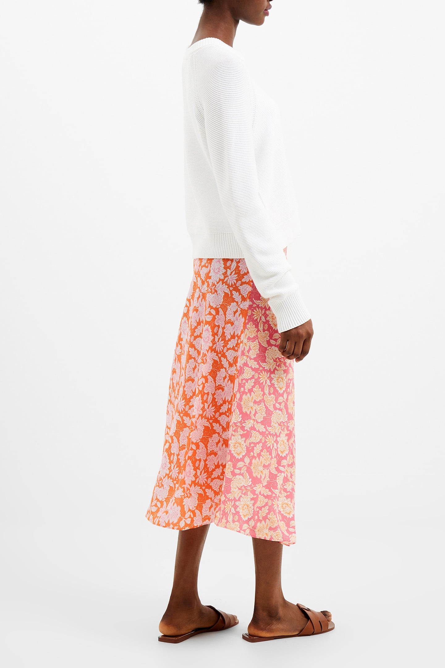 COSETTE VERONA SLIP SKIRT CAM ROSE/ MANDE ORNG 2