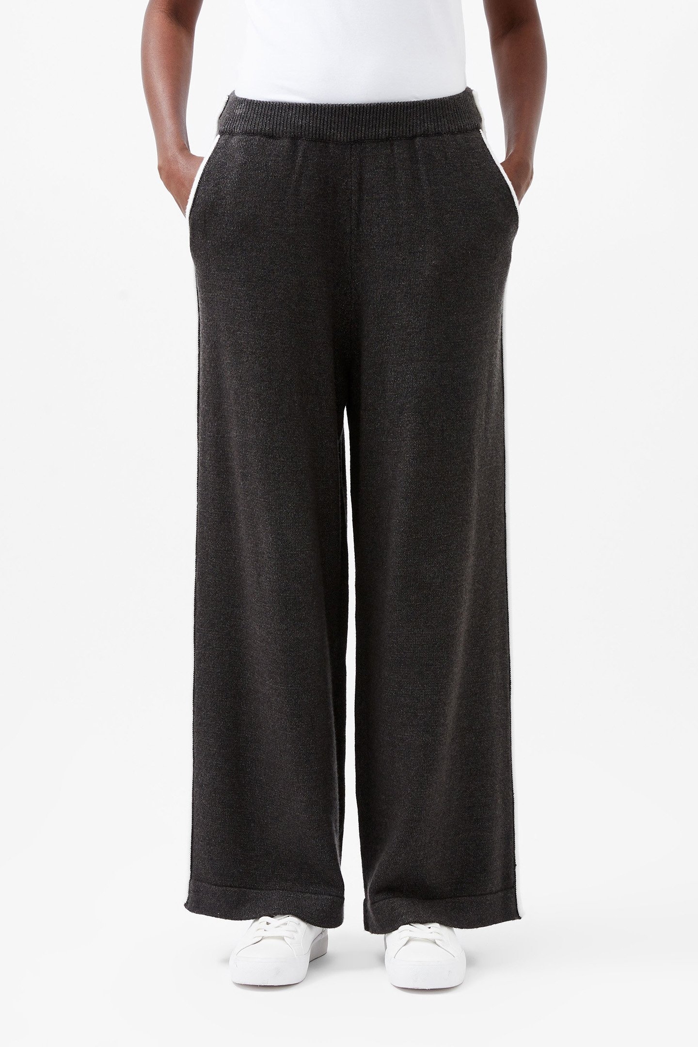 JORDAN TROUSER CHARCOAL/WHITE 1