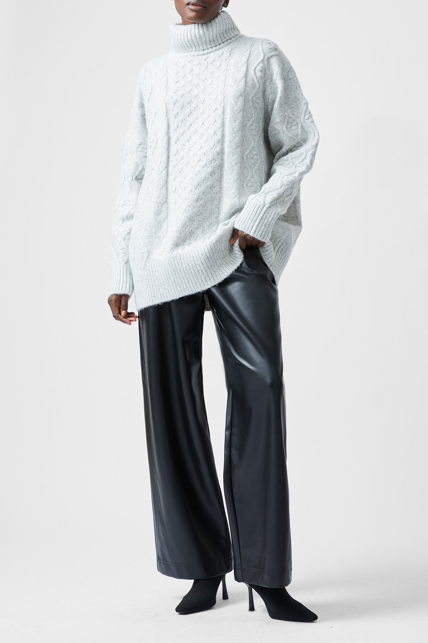 MAKIRA LS JUMPER LIGHT GREY MEL 1