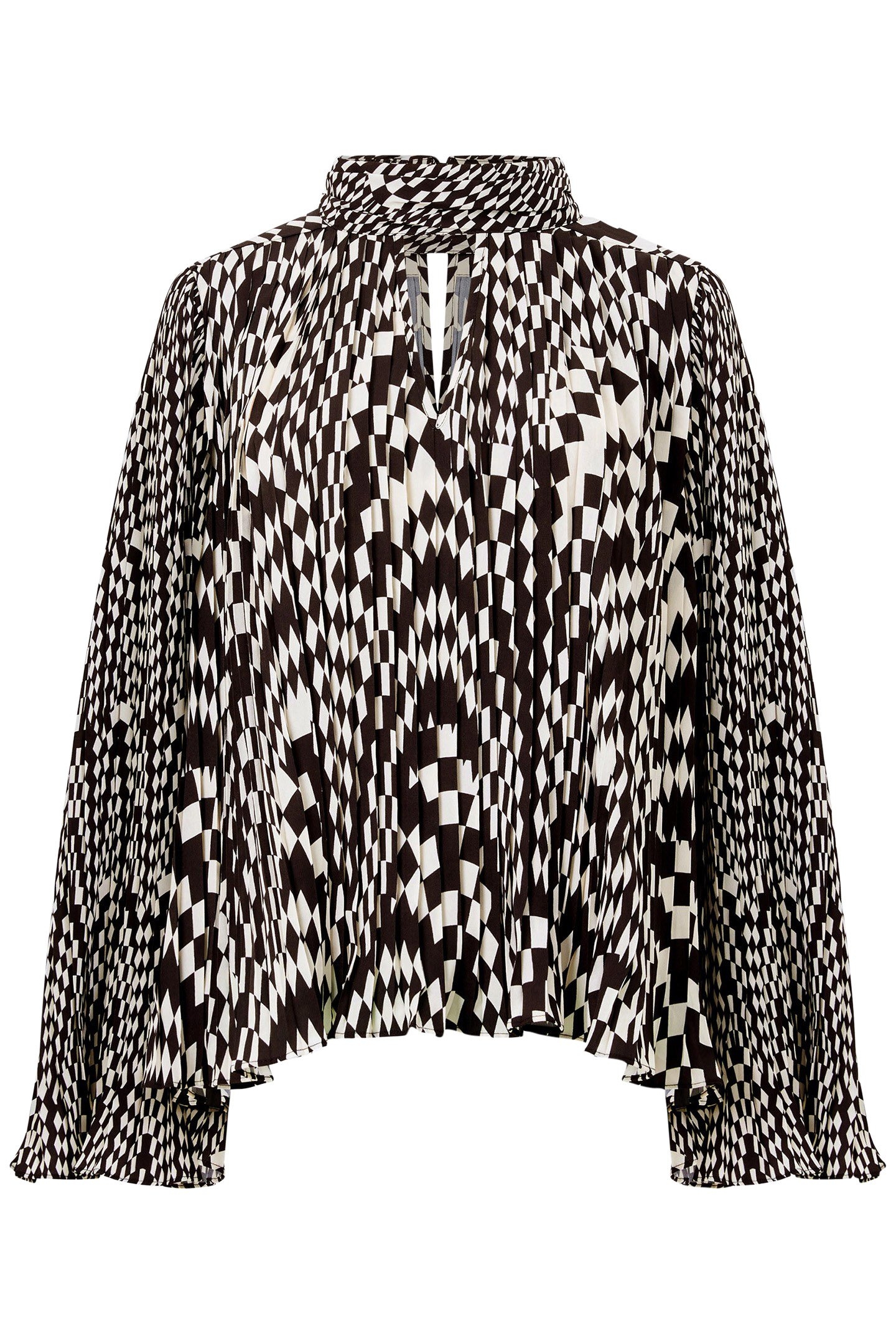 FERN ARIE PLEATED ELLA GGT TOP CLASSIC CREAM/BLACKO 4