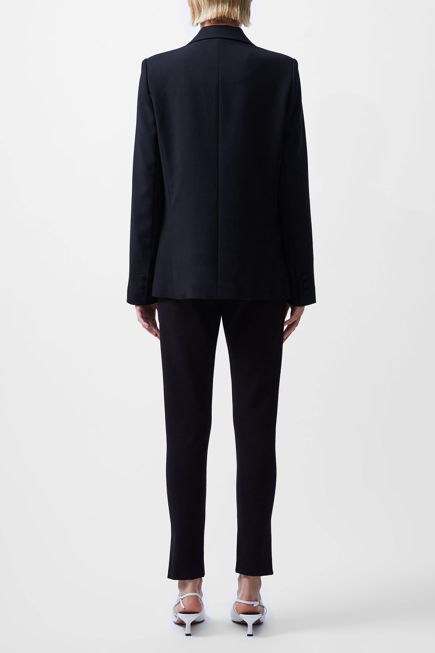 WHISPER DBL BREASTED BLAZER BLACKOUT/CLASSIC CRM 3